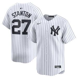 Nike New York Yankees Giancarlo Stanton Pinstripe Jersey